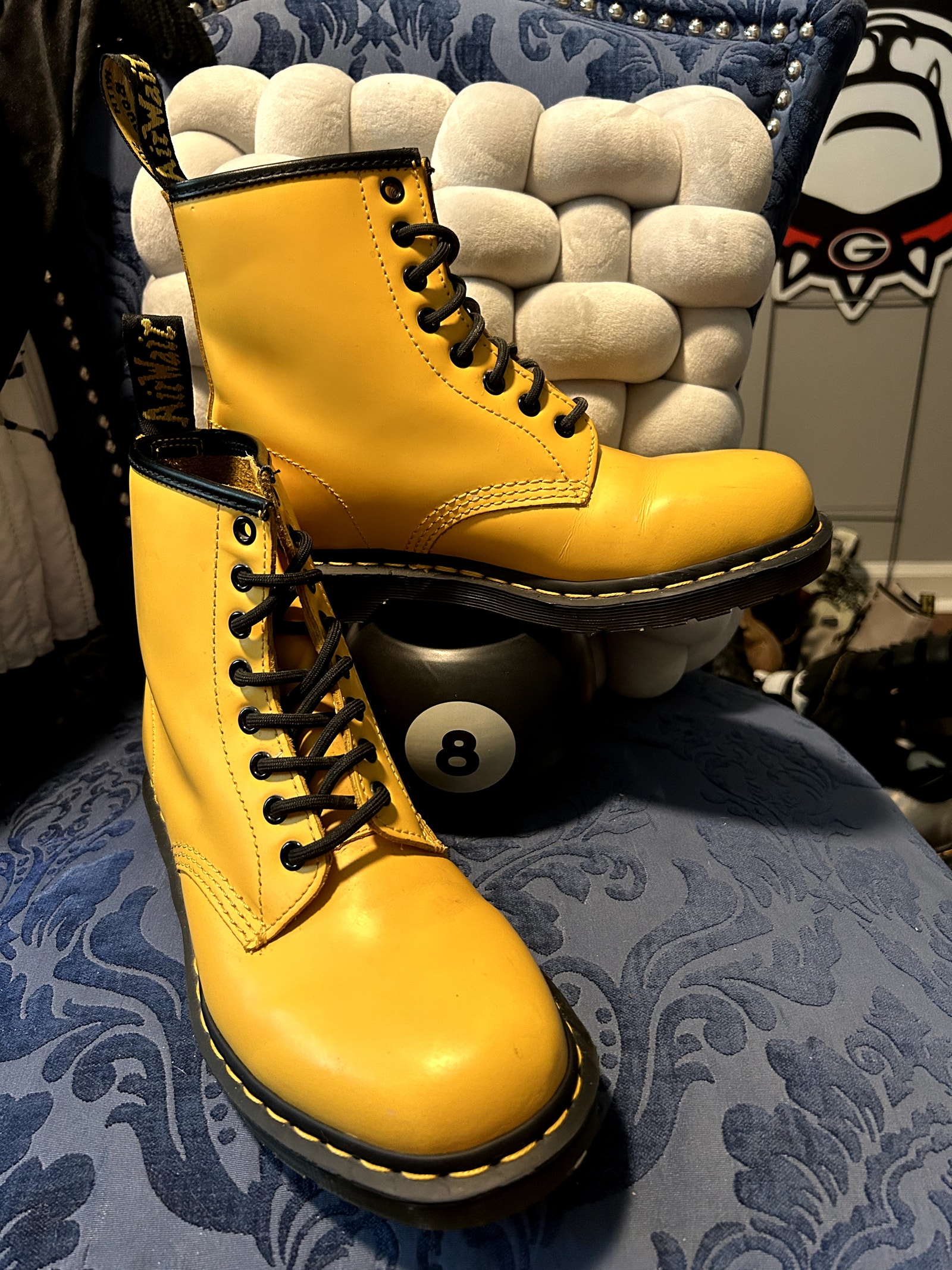 Dr Martens 1460 Bright Yellow Size 8/Eu 39